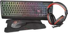 Trust Ziva 4-in-1 Gaming Bundle. Gaming keyboard, mouse, headset and mousepad.