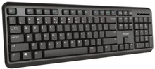 Trust TK-350 Bluetooth keyboard. Nordic. Musta.
