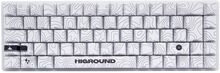 SNOWSTONE Base 65 Hotswap Gaming Tangentbord - ISO Nordic [White Flame]