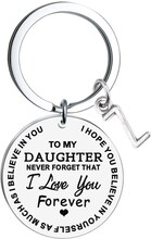 INF Nyckelring present till min dotter bokstaven Z Silver