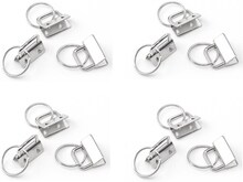Nyckelbricka nyckelring hårdvara med nyckelringar 12-pack