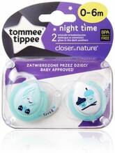 Tommee Tippee Night Time, Nat baby sut, Ortodontisk, Silikone