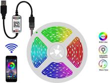 Flexibel 5m RGB LED-list / Ljusslinga / LED-Strip Bluetooth APP