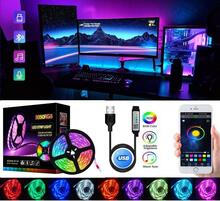 Flexibel 5m RGB Ljusslinga / LED-list / LED-Strip Bluetooth APP