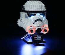 Belysning till Star Wars Stormtrooper Helmet 75276 LGK429