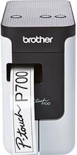 Brother P-Touch PT-P700 - etikettskrivare - monokrom - termotransfer - rulle (2,4 cm) - 180 dpi - upp till 30 mm/sek. - USB (PTP700ZG1)