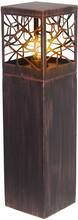 BRILLIANT lampa Whitney utomhus sockel lampa 59 cm rostfärgad | 1x A60, E27, 60W, lämplig för normala lampor (ingår ej) | Skala A ++ till E | IP-skydd