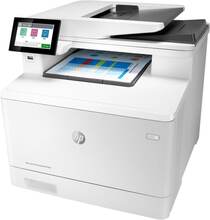 HP Color LaserJet Enterprise MFP M480f, Color, Skrivare för Business, Skriv ut, kopiera, skanna, fax, Kompakt storlek; Hög säkerhet; Dubbelsidig utskrift; ADF för 50 ark; Energieffektiv