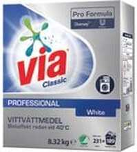 Tvättmedel VIA Pro Form. White 8,32kg