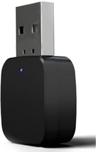 KN324 trådløs Bluetooth 5.0 lydsender Modtageradapter 2-i-1 3,5 mm AUX til pc computer TV bilmusik stereo