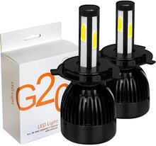 G20 LED strålkastarlampor H4 Komplett kit