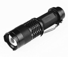 SK98 LED Focus Flashlight, 3 Mode, Cree XM-L T6 LED, Luminous Flux: 1000lm, Length: 11.5cm(White Light)