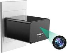 Sq21 Usb Charger Adapter Mini Camera HD 1080P Night Vision Motion Detection Loop Recording Audio Recorder EU Plug