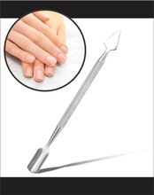 Metal Cuticle pusher - Cuticle Remover för fingernaglar och tånaglar - Cuticle Peeler & Scraper med konturhandtag för bra grepp