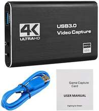 4K HDMI USB 3.0 Video Capture Card 1080P 60fps HD Video Recorder Grabber