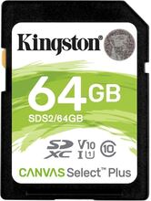 Kingston 64GB SDXC Canvas Select Plus 100R C10 UHS-I U1 V10