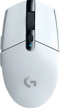 Logitech G305 - Mus - optisk - 6 knappar - trådlös - LIGHTSPEED - trådlös mottagare (USB) - vit