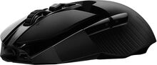 Logitech Wireless Gaming Mouse G903 LIGHTSPEED with HERO 16K sensor - Mus - höger- och vänsterhänta - optisk - 11 knappar - trådlös, kabelansluten -
