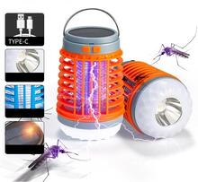 myggdödare myggfångare myggdödarlampa myggskydd anti mygg uppladdningsbar med solpaneler