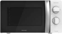Cecotec Microwave oven with 20-litre capacity, 6 power levels, timer, and 3D wave technology.