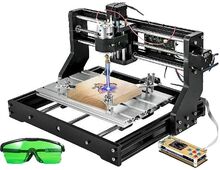 CNC-router gravyrmaskin med laserenhet - 3 axlar, USB-port, GRBL-kontrollkort & offline-kontroller - Svensk SEO-optimerad produkttitel