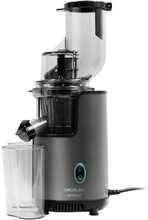 Cecotec 200-W juicer, EasyClean filter and XL inlet mouth for whole fruits and vegetables.