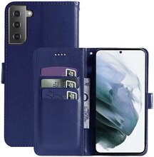 Mobilplånbok 3-kort Samsung Galaxy S21 : Färg - Mörkblå