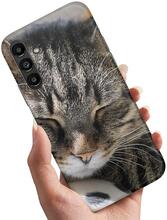 Samsung Galaxy A14 - Skal/Mobilskal Sovande Katt