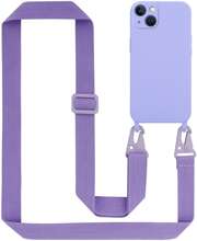 Mobiltelefonkedja för iPhone 13 Fodral Skal Skyddsfodral Skyddande silikonhölje med längdjusterbart band
