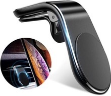 Magnetisk metall Biltelefonhållare Luftventil Clip Mount Magnet Mobilhållare För iPhone I Bil