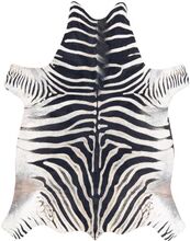 Matta Artificial Cowhide, Zebra G5128-1 vit svart Leather, 180x220 cm