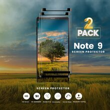 2-Pack Samsung Galaxy Note 9 - Härdat glas 9H-Super kvalitet 3D Skärmskydd