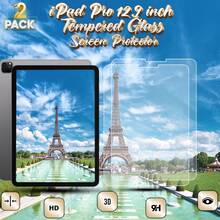 2-Pack Apple iPad Pro (12.9 inch) - Härdat Glas 9H - Super Kvalitet Skärmskydd