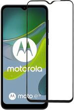 2-PACK SKALO Motorola Moto E13 4G Heltäckande Skärmskydd Härdat Glas - Svart