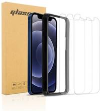 3x Skyddsfilm för iPhone 12 PRO MAX Skärmskydd Skyddsglas härdat (Tempered)-glas för skydd av displayen i 9H hårdhet med 3D Touch-kompatibilitet med