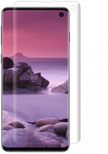 3x Heltäckande Skärmskydd för Samsung S10 Plus i Plast fingeravtryck