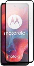 2-PACK SKALO Motorola Moto G04 4G Heltäckande Skärmskydd Härdat Glas - Svart
