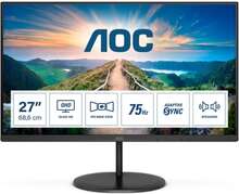 AOC V4 Q27V4EA LED display 68,6 cm (27") 2560 x 1440 pixlar 2K Ultra HD Svart