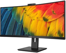 Philips 34B1U5600CH - 5000 Series - LED-skärm - böjd - 34" - 3440 x 1440 WQHD @ 120 Hz - VA - 350 cd/m² - 3000:1 - 4 ms - HDMI, DisplayPort, USB-C -