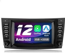 AWESAFE Android 12 bilradio för Mercedes-Benz E-klass W211 GLS-klass W219(2G+32G)9 tum med Carplay AndroidAuto GPS Bluetooth