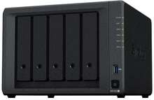 SYNOLOGY DS1522+ - NAS-server - 5 fack - SATA 6 Gb/s - RAID 0, 1, 5, 6, 10, JBOD - RAM 8 GB - Gigabit Ethernet - iSCSI-stöd