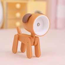 söt Mini LED nattlampa hopfällbar bordslampa hund