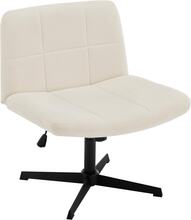 Rootz kontorsstol med bred säte - Ergonomisk stol - Justerbar skrivbordsstol - Högdensitetsskumkomfort - Multifunktionell och hållbar - 64 cm x 49,5 c