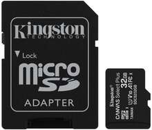 Kingston Canvas Select Plus microSDHC 32GB + Adapter