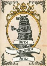 A3 Print Doctor Who - Davros Extermination Service