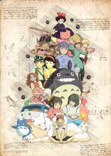 A3 Print - Myazaki - Ghibli 3 Group