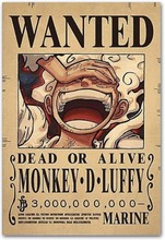 One Piece wanted poster