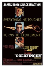 James Bond Goldfinger Affisch