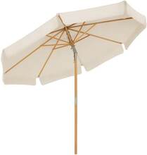 Rootz Parasoll - Utomhusparasoll - Trädgårdsparasoll - Parasoll parasoll - Paraplyparasoll - Strandparasoll - Market Parasoll - Beige - 300 cm