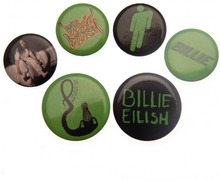 Billie Eilish Set med knappmärken